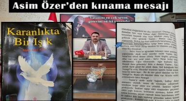 Asim Özer'den kınama mesajı