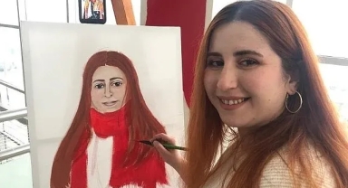 Göle Meslek Yüksek okulunda resim sergisi