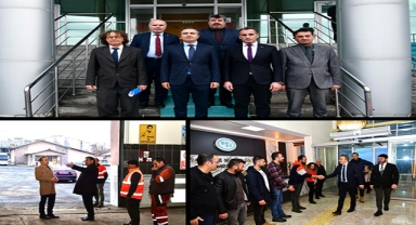 Vali Çiçek kurumları ziyaret etti