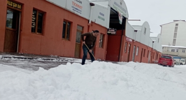 Ardahan'da yoğun kar yağışı