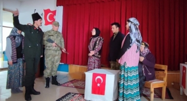 Çıldır İmam Hatip Lisesinden Şehitler İçin Anma Programı