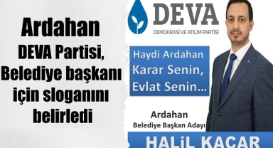 DEVA Partisi, seçim sloganını belirledi