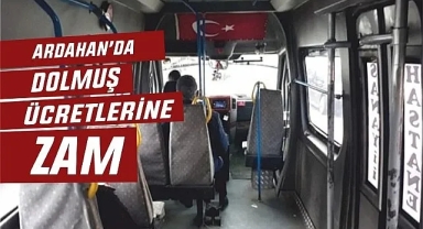 Dolmuş ücretlerine zam geldi