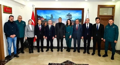 Dünya Gümrük Günü'nde Vali Çiçek'i Ziyaret ettiler