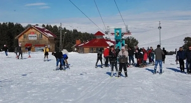 Haftasonu Kayak severlerin yüzü güldü