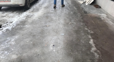 Kaldırımlar bu pisti!