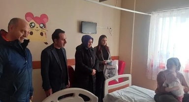 Merkez İlçe Başkanı Ulutaş, Devlet Hastanesini ziyaret etti