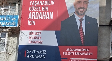 Başkan adayı Pehlivan, seçim pankartlarını asmaya başladı