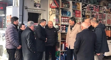 Baydar, esnaf ziyaretlerine devam ediyor