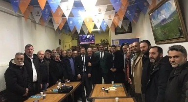 Orhan Atalay, Yunus Baydar'ı seçim ofisinde ziyaret etti