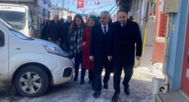 AK Parti Göle'de tam kadro sahada