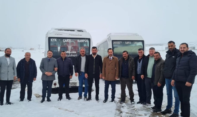 Kaçar, Dolmuş Esnafıyla Buluştu