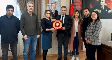 Ardahan Eğitim-İş Sendikası, İl Milli Eğitim Müdürü Uzantı'yı ziyaret etti