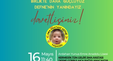 Defne Bebek için kermes düzenliyor