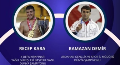 Dünya Şampiyonu Recep Kara Ardahan'a geliyor