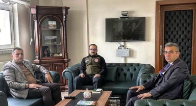 İl Milli eğitim Müdürün'den Tarım İl Müdürüne ziyaret