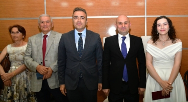 Ardahan Valisi ve Başsavcı, Savcı Çevik'in Mutlu Gününe Ortak Oldular