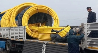 Hanak'ta Doğalgaz için ilk sevkiyat yapıldı