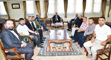Kent Konseyi’nin Yeni Yönetim Kurulu, Vali Hayrettin Çiçek’i ziyaret etti