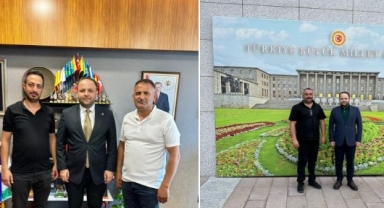 AK Parti Ardahan Milletvekili Kaan Koç TBMM'de Hemşerilerini Ağırlıyor