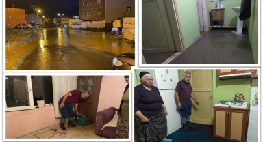 Altyapısı çöken şehirde vatandaşlar geceyi ayakta geçirdi!