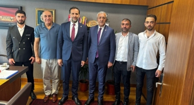 Budak, Vekil İncesu'yu Mecliste ziyaret etti