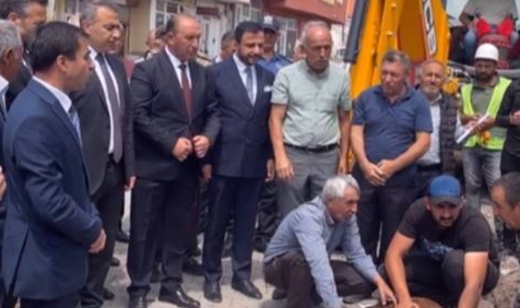 Hanak'ta Doğalgaz Çalışmaları İçin Açılış Töreni Düzenlendi