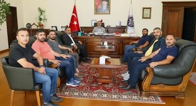 Kent Konseyi'nden Rektör Biber'e ziyaret