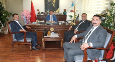 Şoförler Odası Başkanları TŞOF’u Ziyaret Etti