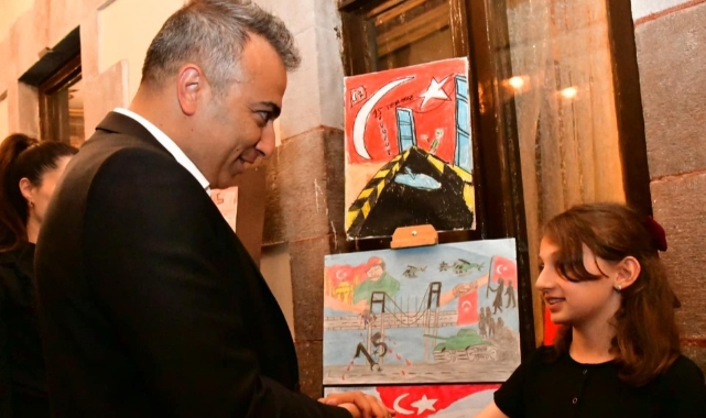 Tarihi Kongre Binası'nda 15 Temmuz Temalı Resim Sergisi