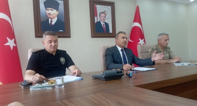 Vali Çiçek, 6 aylık asayiş olaylarını değerlendirdi