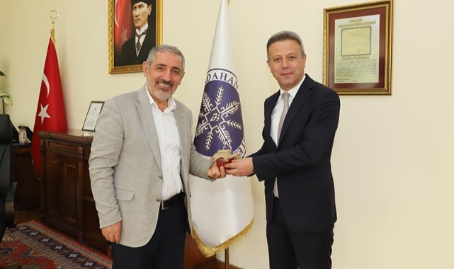Vali Yardımcısı Şahin Demir’den Rektör Biber’e Veda Ziyareti