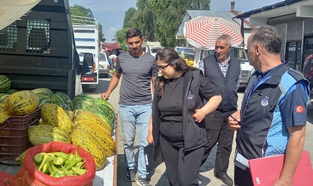 Göle Belediyesi'nden Halk Pazarında Titiz Denetim