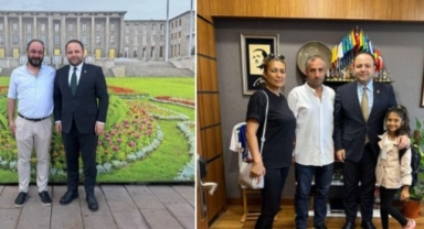 Vekil Kaan Koç, Hemşerilerini TBMM'de Ağırladı