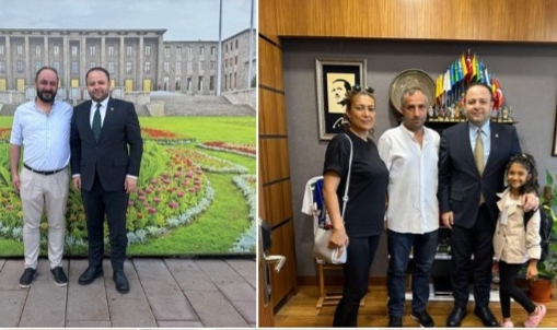 Vekil Kaan Koç, Hemşerilerini TBMM'de Ağırladı