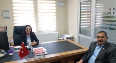 Yunusoğlu'ndan Yeni Tapu Sicil Müdürü'ne Ziyaret