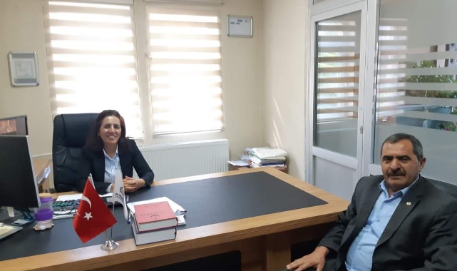 Yunusoğlu'ndan Yeni Tapu Sicil Müdürü'ne Ziyaret