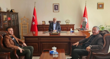 Alihanoğlu, İl Müftüsü Adem Karadeniz’i Ziyaret Etti