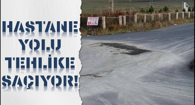 Hastane Yolu Beton Mikserleri Yüzünden Mahvoldu