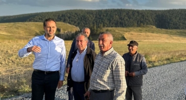 İncesu ve Budak, Yeniköy Yol Çalışmalarını İnceledi