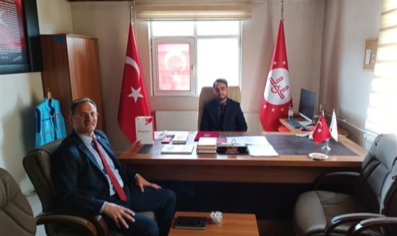 Posof’un Yeni Müftüsü İsmail Bayram’a Tebrik Ziyareti