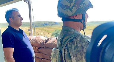 Vali Çiçek, Başköy Hudut Karakolu'nu Ziyaret Etti