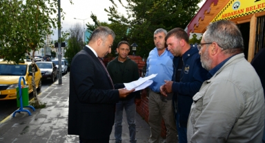 Vali Hayrettin Çiçek esnafı ziyaret etti