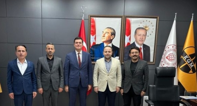 AK Parti Ardahan Heyeti'nden Karayolları ve DSİ Ziyareti