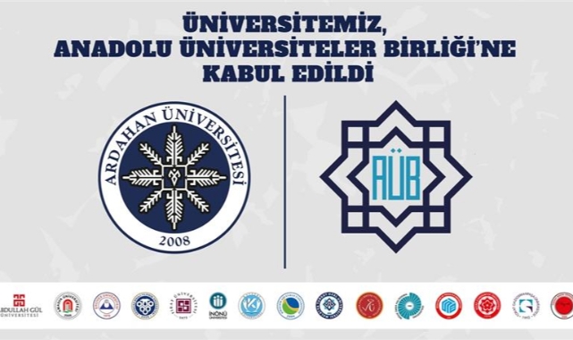 Ardahan Üniversitesi, Anadolu Üniversiteler Birliği’ne Katıldı