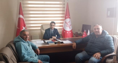 Çıldır’lı İş Adamı ve Milli Güreşçiden Müftüye Hayırlı Olsun Ziyareti