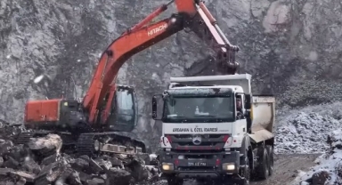 Damal Tır Parkı Çalışmaları Devam Ediyor