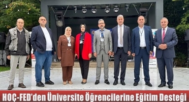 HOÇ-FED'den Üniversite Öğrencilerine Eğitim Desteği