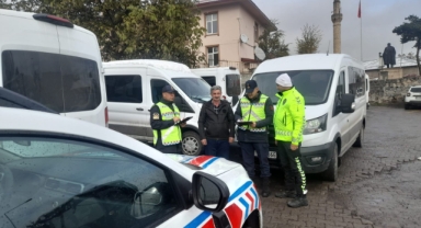 Posof'ta Okul Servis Araçlarına Denetimler devam ediyor