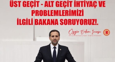 Vekil İncesu, Çamlıçatak Köyüne Alt Geçit Yapılmasını Talep Etti